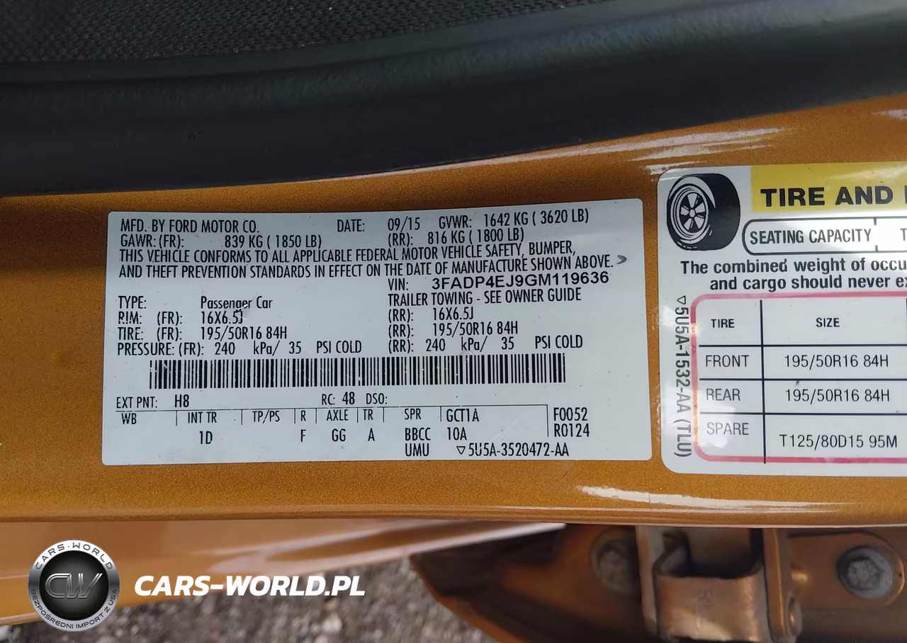 2016 Ford Fiesta Se VIN:3FADP4EJ9GM119636 - 9