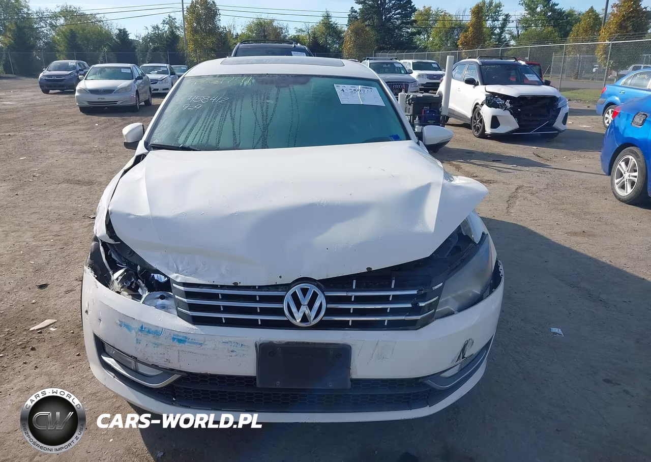 2012 Volkswagen Passat 2.5L Sel Premium VIN:1VWCH7A35CC021756 - 12