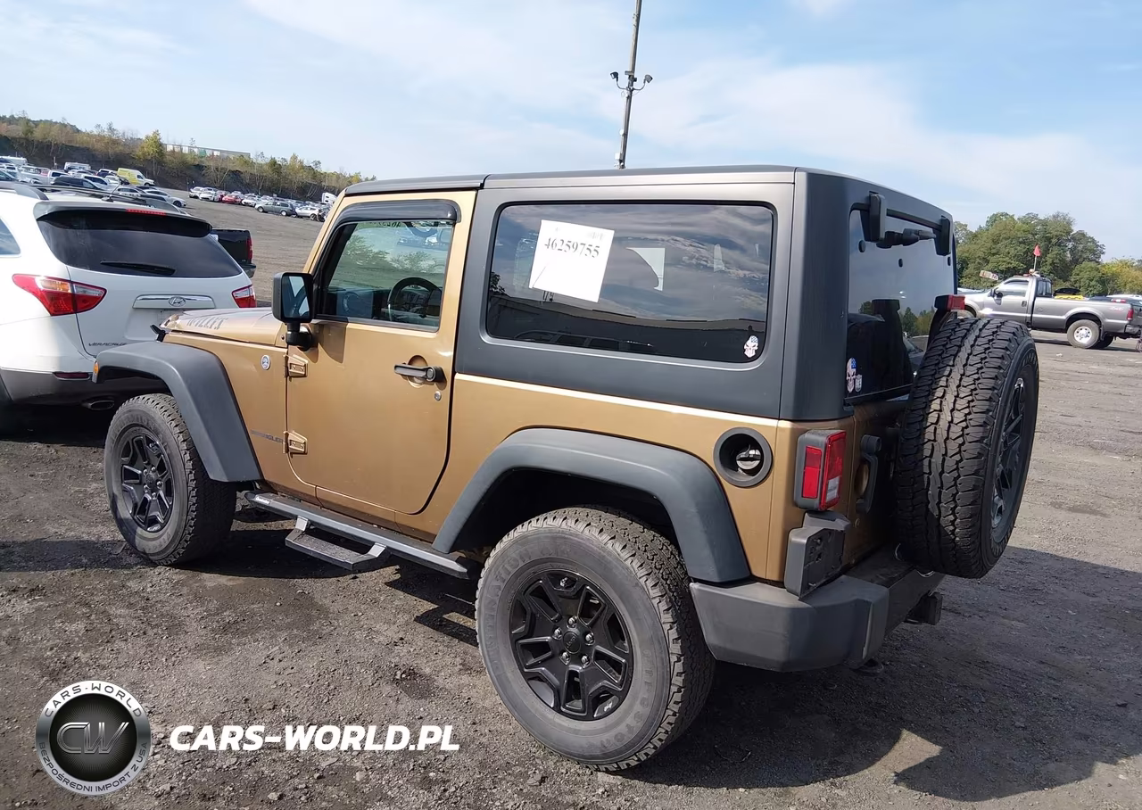 2015 Jeep Wrangler Willys Wheeler VIN:1C4AJWAG7FL714344 - 3