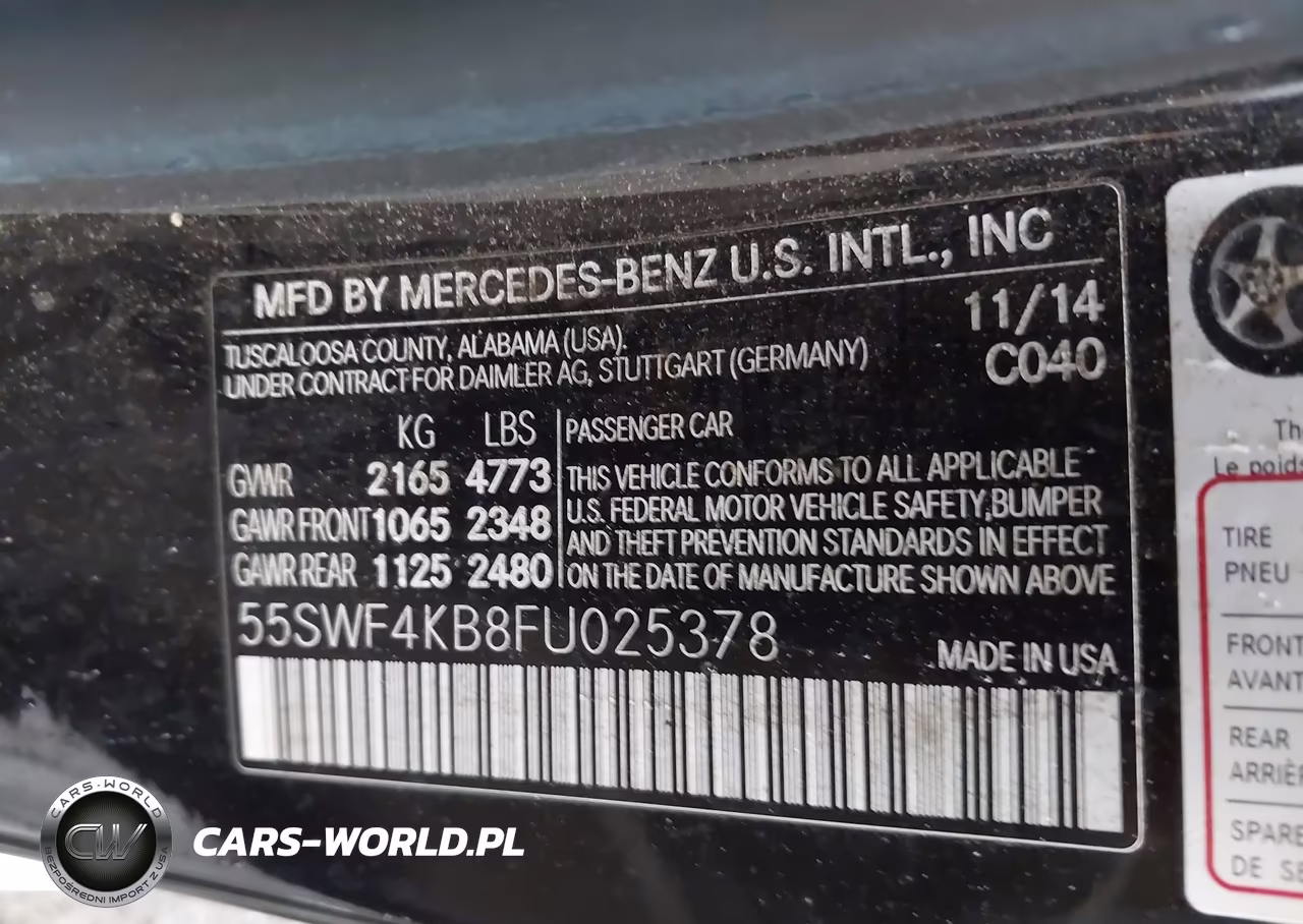 2015 Mercedes-Benz C-Class C 300 Luxury VIN:55SWF4KB8FU025378 - 9