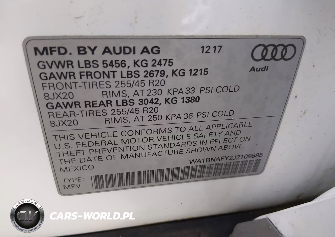2018 Audi Q5 2.0T Premium-2.0T Tech Premium VIN:WA1BNAFY2J2109685 - 9