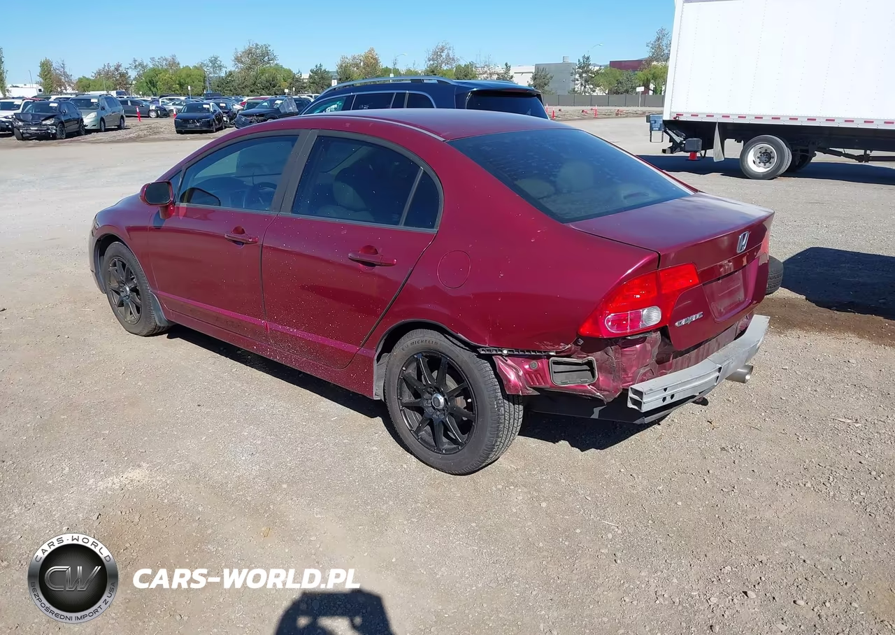 2008 Honda Civic Lx VIN:1HGFA16568L039560 - 3