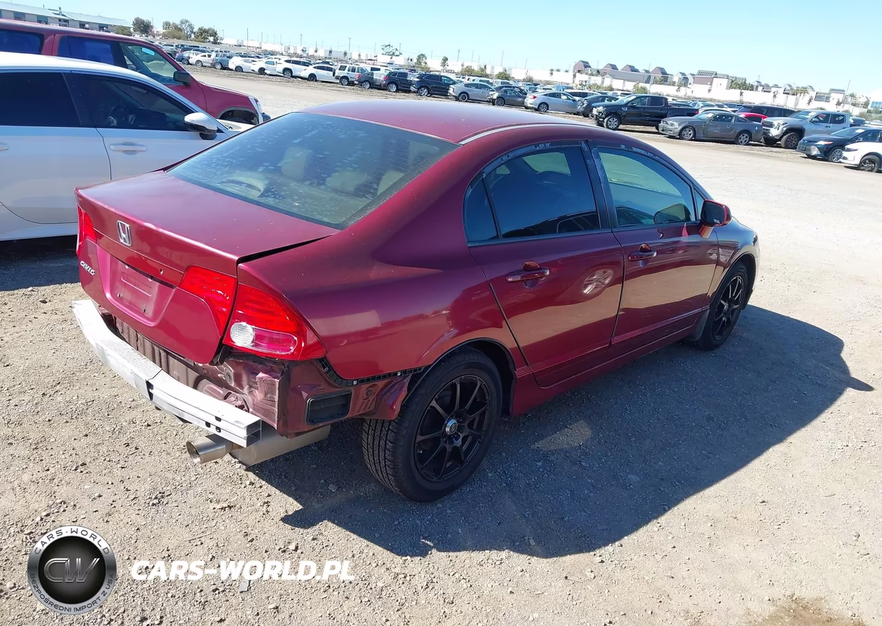 2008 Honda Civic Lx VIN:1HGFA16568L039560 - 4