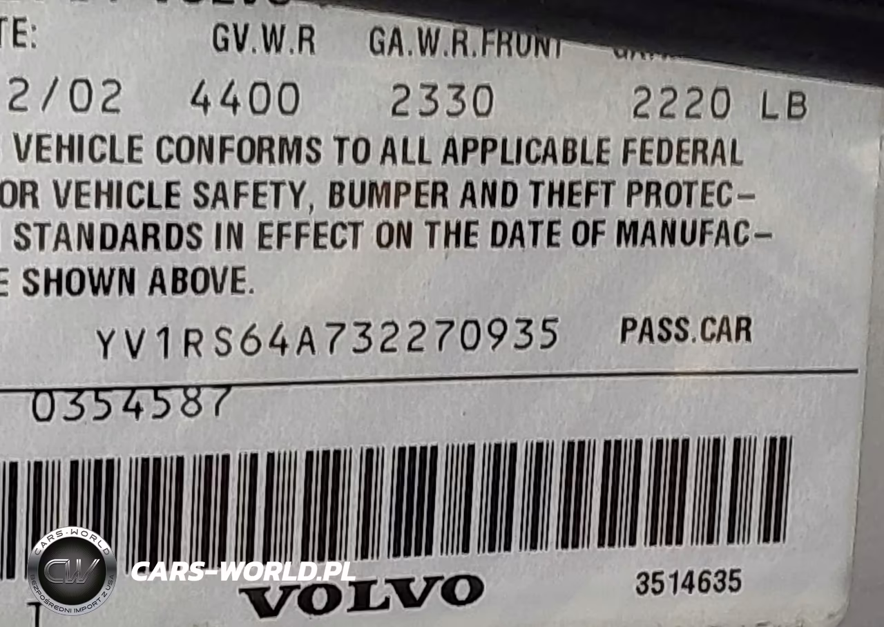2003 Volvo S60 2.4 VIN:YV1RS64A732270935 - 9