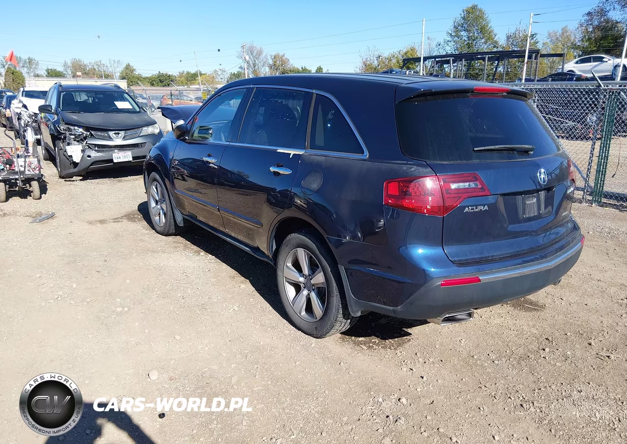 2012 Acura Mdx Technology Package VIN:2HNYD2H34CH515787 - 3
