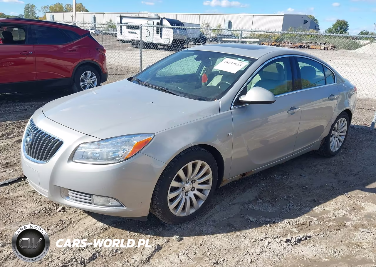 2011 Buick Regal Cxl Turbo Russelsheim VIN:W04GW5EV6B1135229 - 2