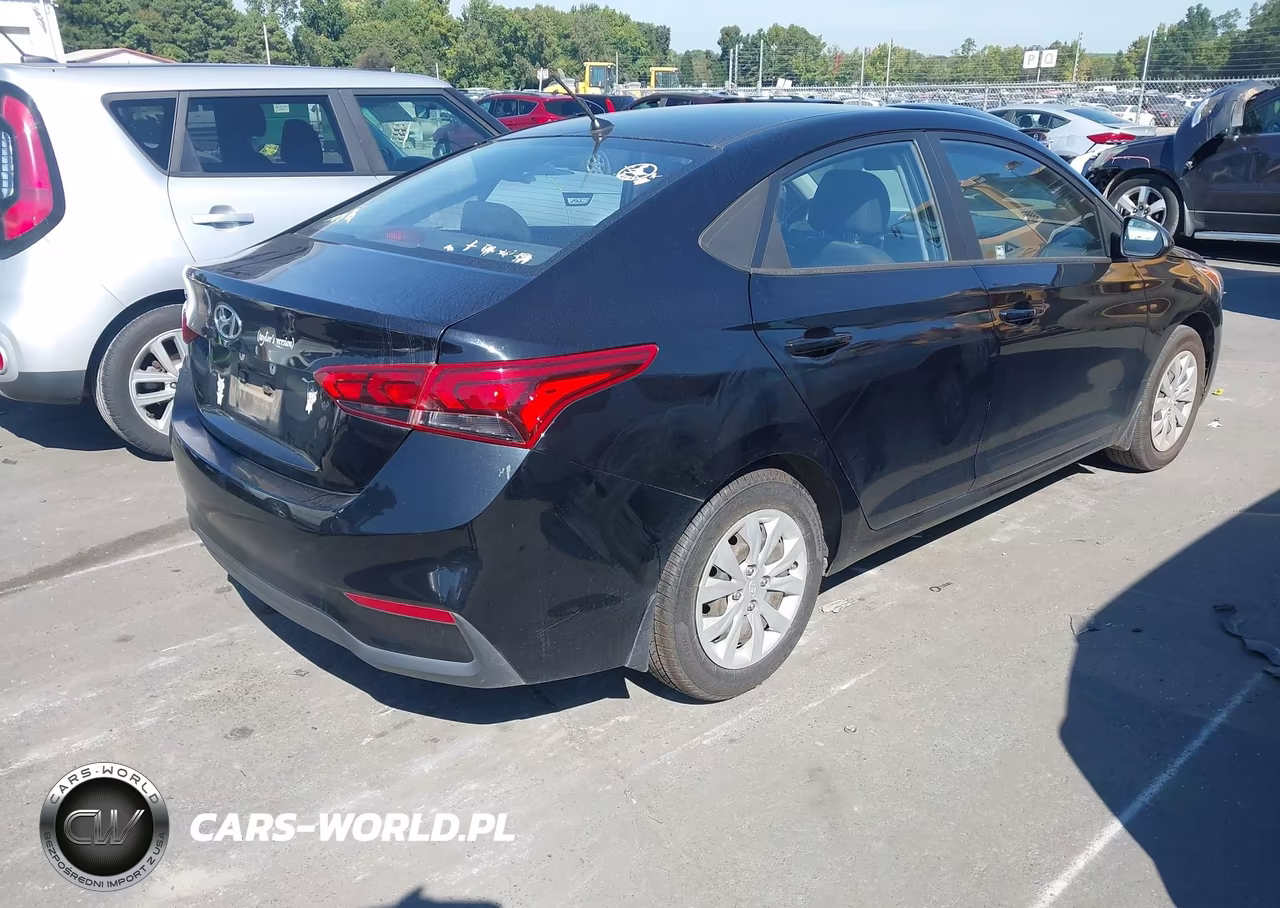 2021 Hyundai Accent Se VIN:3KPC24A66ME128886 - 4