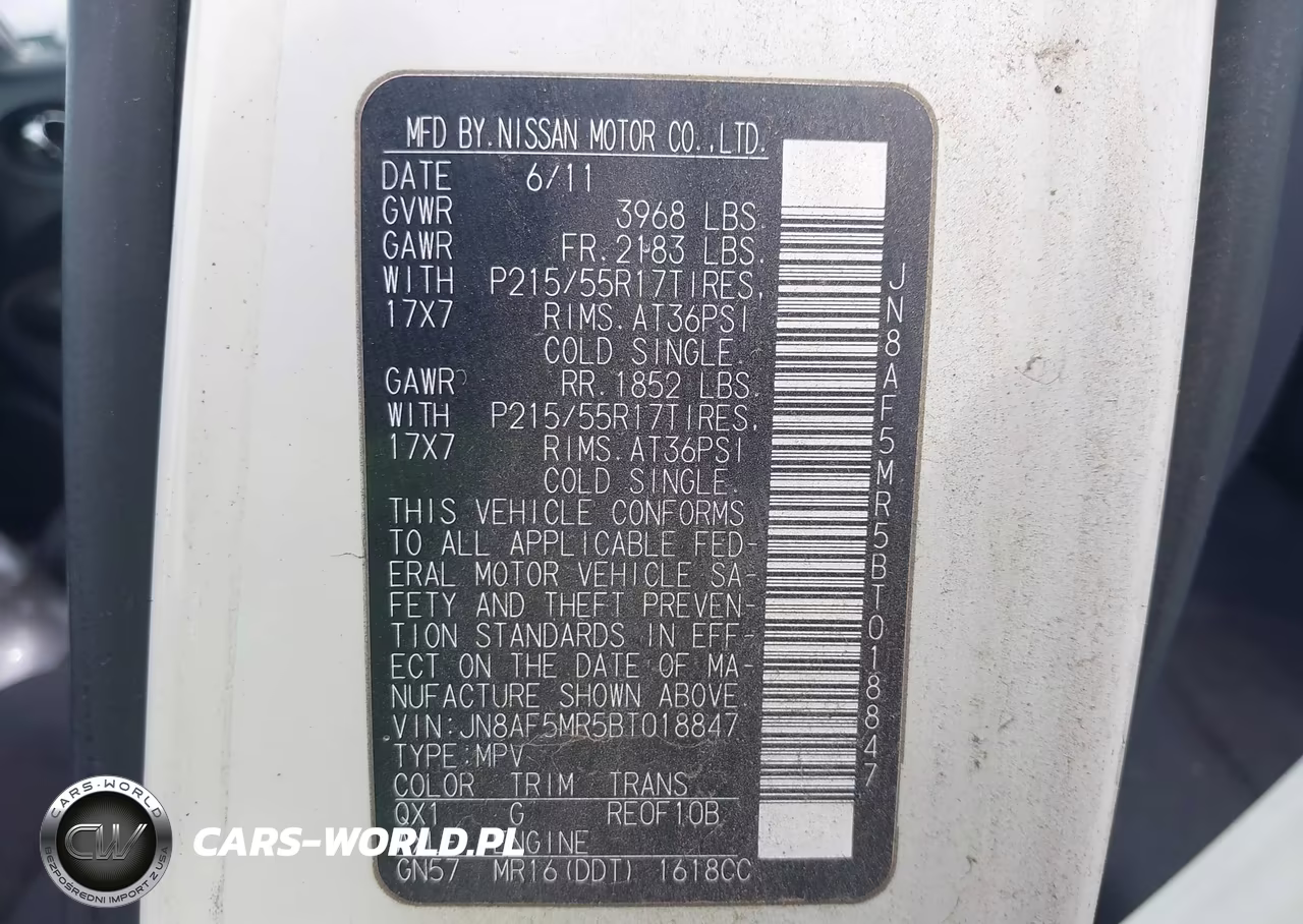 2011 Nissan Juke S VIN:JN8AF5MR5BT018847 - 9