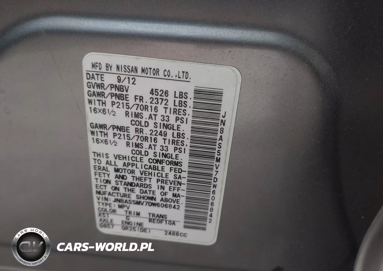 2013 Nissan Rogue S VIN:JN8AS5MV7DW606842 - 9