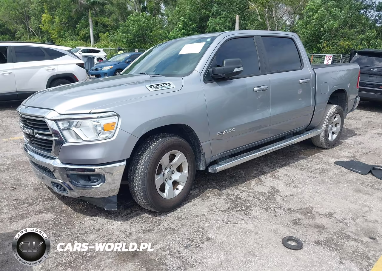 2021 Ram 1500 Big Horn 4X2 5'7 Box VIN:1C6RREFT9MN647153 - 2