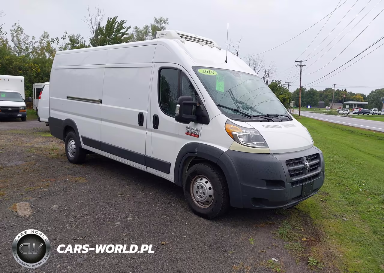 2018 Ram Promaster 3500 Cargo Van High Roof 159 Wb Ext