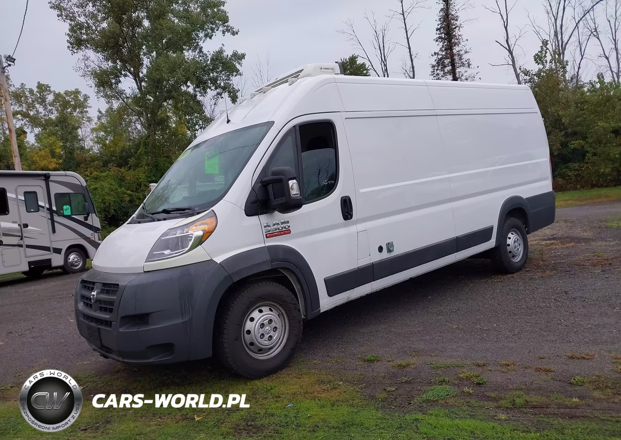 2018 Ram Promaster 3500 Cargo Van High Roof 159 Wb Ext VIN:3C6URVJGXJE118346 - 2