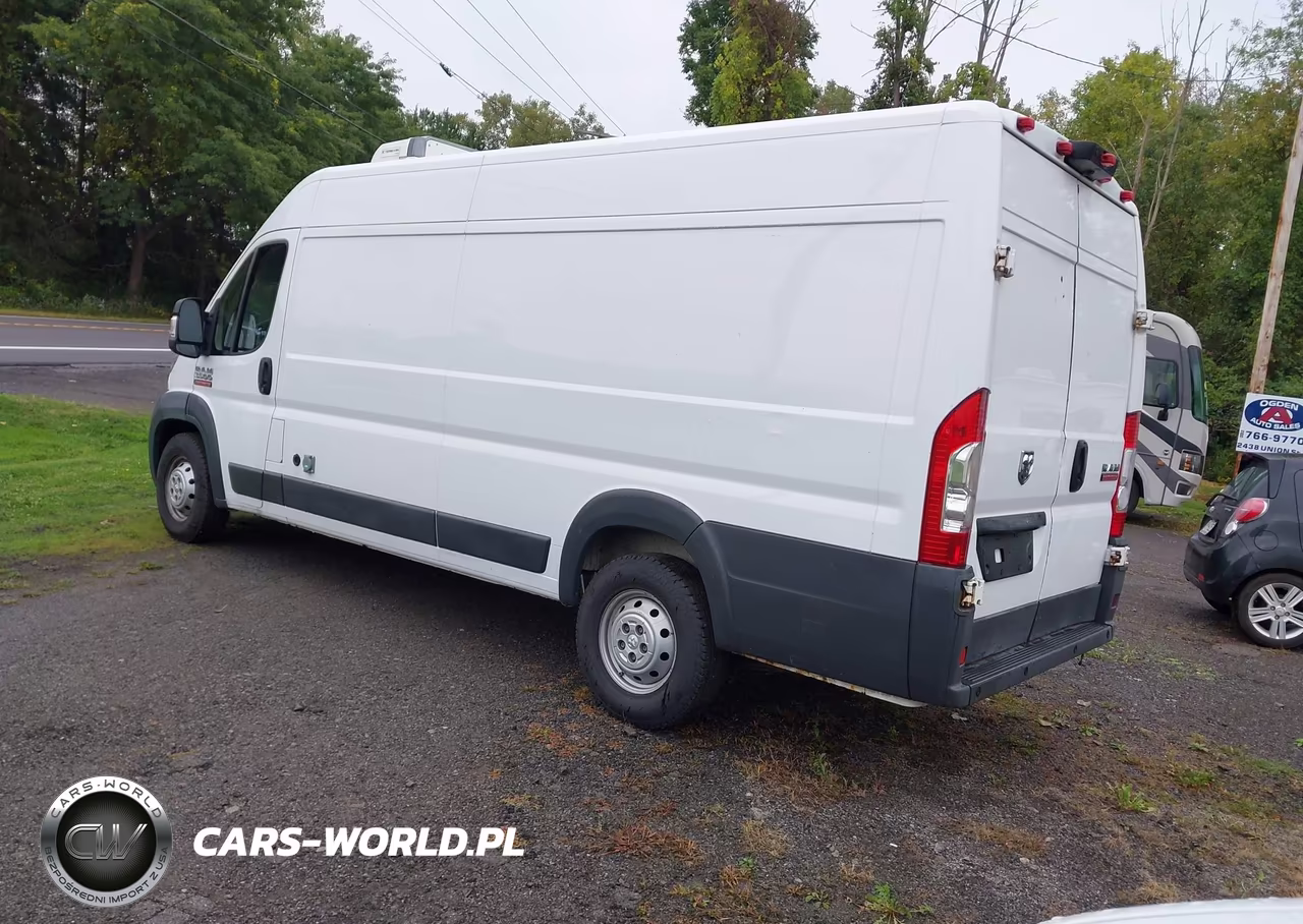 2018 Ram Promaster 3500 Cargo Van High Roof 159 Wb Ext VIN:3C6URVJGXJE118346 - 3