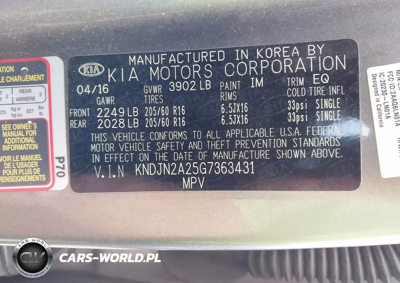 2016 Kia Soul VIN:KNDJN2A25G7363431 - 9