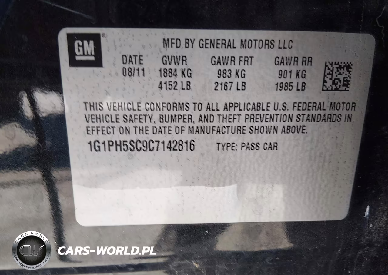 2012 Chevrolet Cruze Ltz VIN:1G1PH5SC9C7142816 - 12