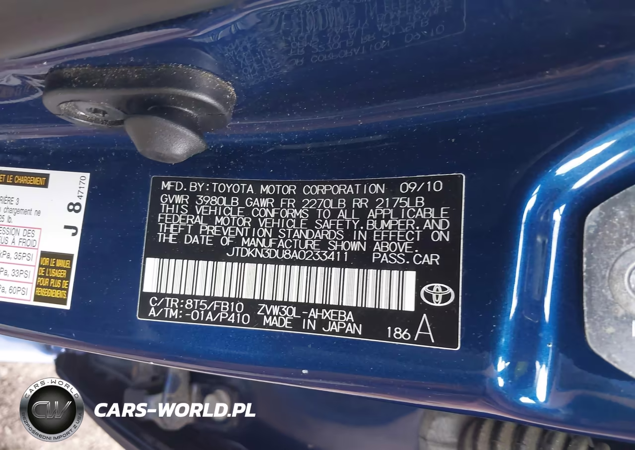 2010 Toyota Prius Iii VIN:JTDKN3DU8A0233411 - 9