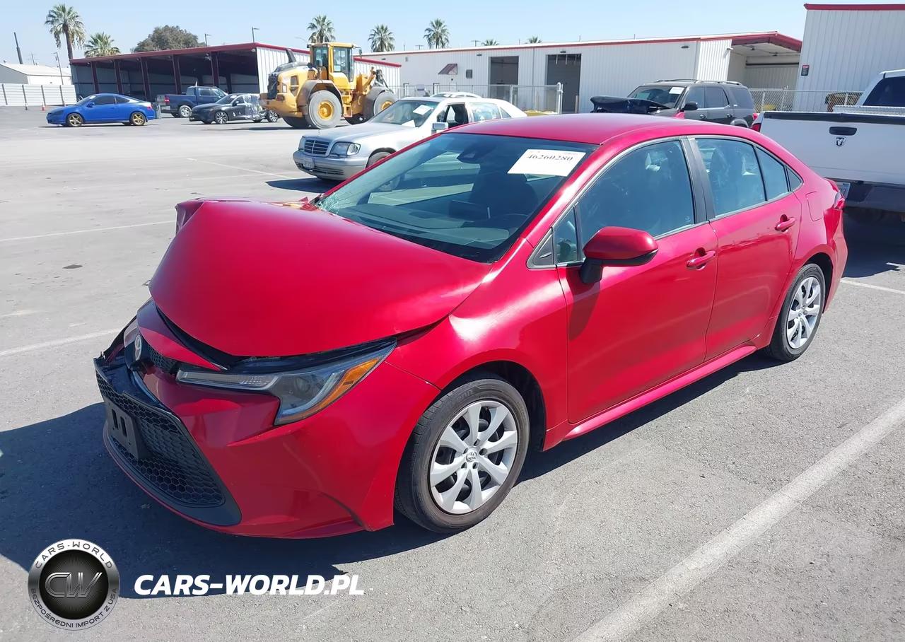 2021 Toyota Corolla Le VIN:5YFEPMAE8MP260855 - 2