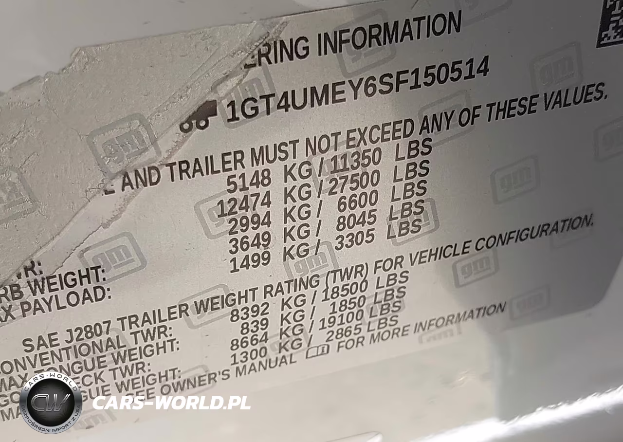 2025 GMC Sierra 2500Hd 4Wd Standard Bed Sle VIN:1GT4UMEY6SF150514 - 14