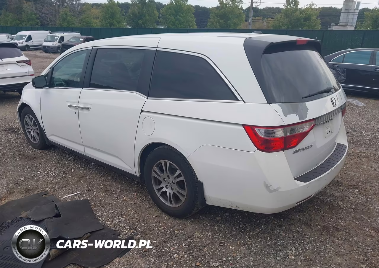 2013 Honda Odyssey Ex-L VIN:5FNRL5H69DB058863 - 3