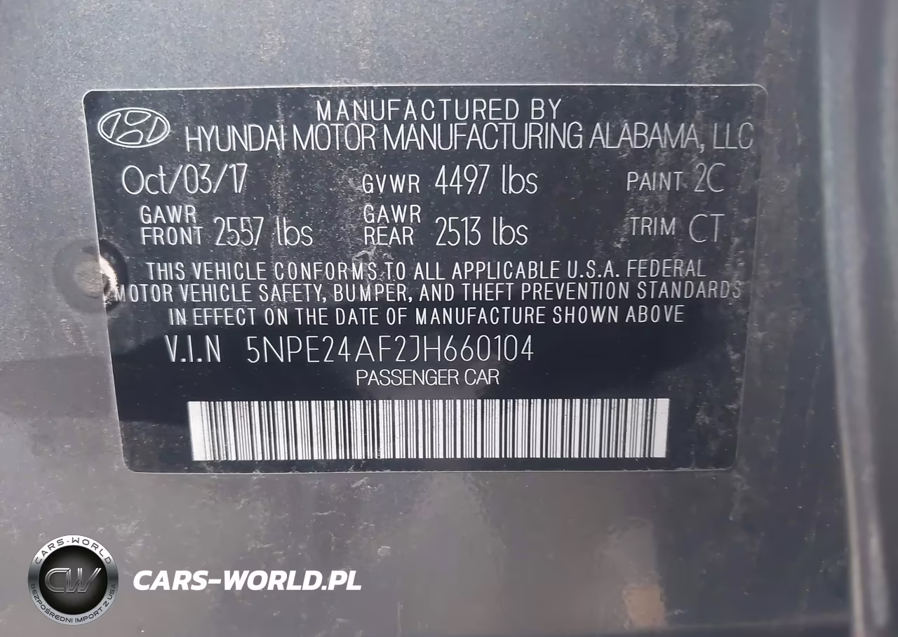 2018 Hyundai Sonata Se VIN:5NPE24AF2JH660104 - 9