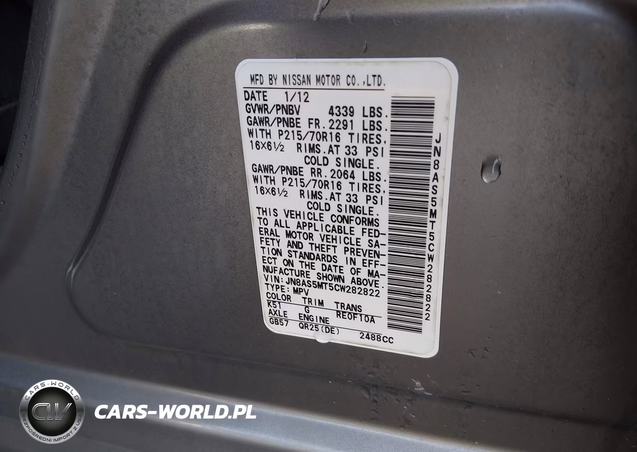 2012 Nissan Rogue S VIN:JN8AS5MT5CW282822 - 9