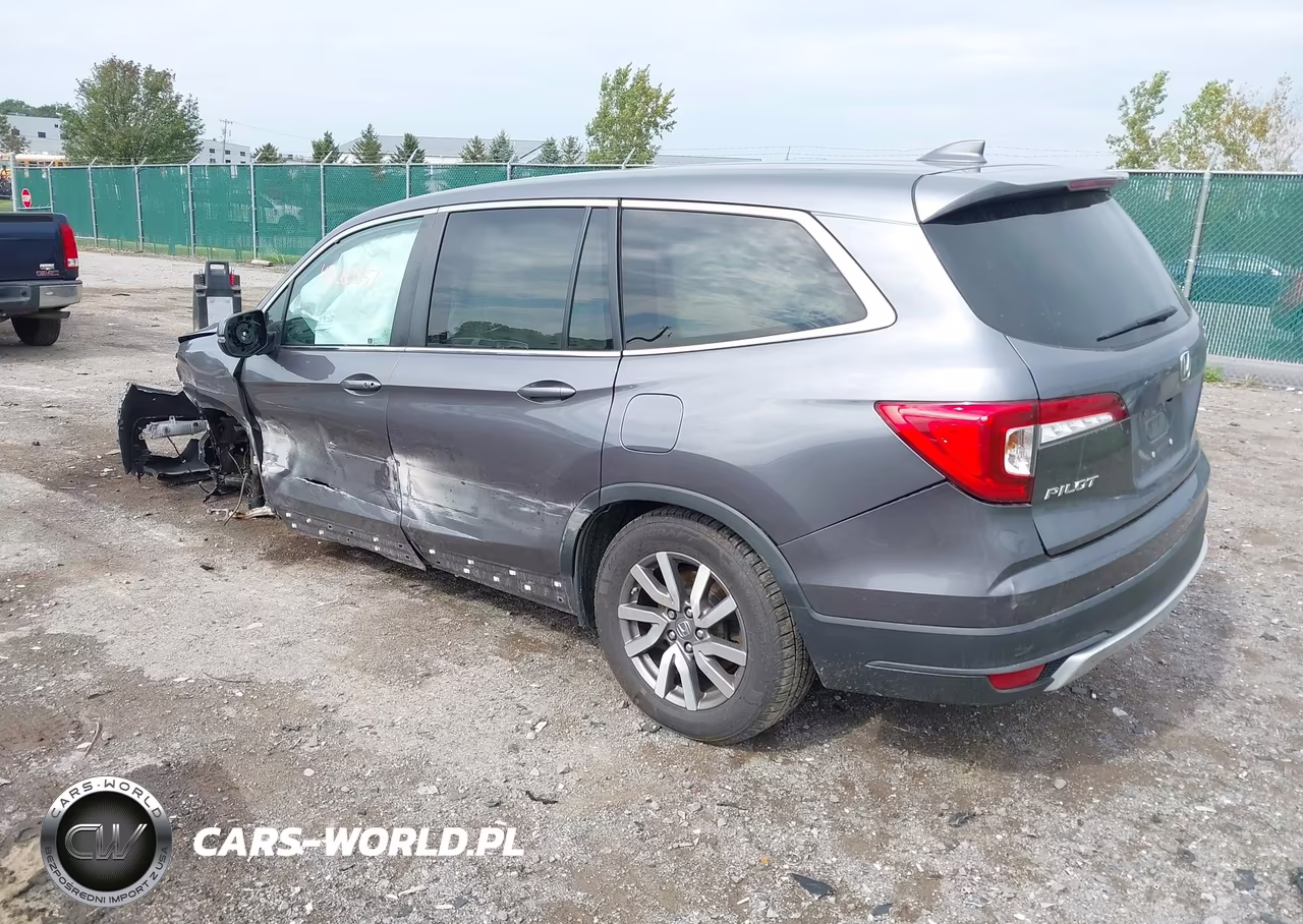 2020 Honda Pilot Awd Ex-L VIN:5FNYF6H56LB039282 - 3