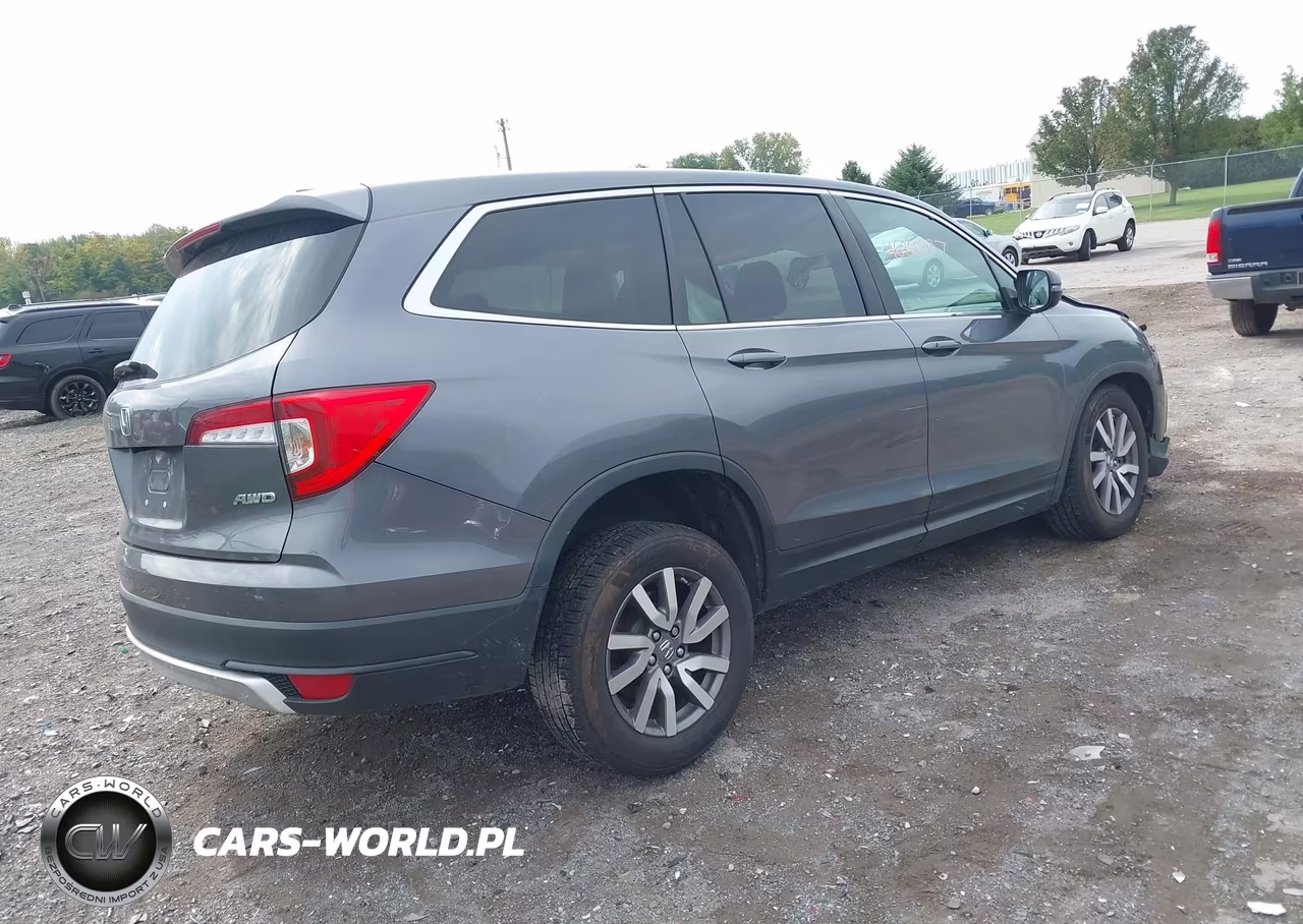 2020 Honda Pilot Awd Ex-L VIN:5FNYF6H56LB039282 - 4