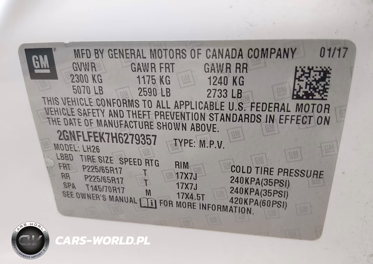 2017 Chevrolet Equinox Lt VIN:2GNFLFEK7H6279357 - 9