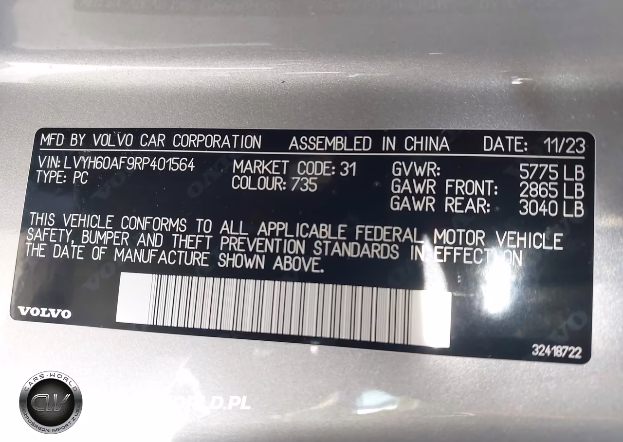 2024 Volvo S90 Recharge Plug-In Hybrid T8 Ultimate VIN:LVYH60AF9RP401564 - 9