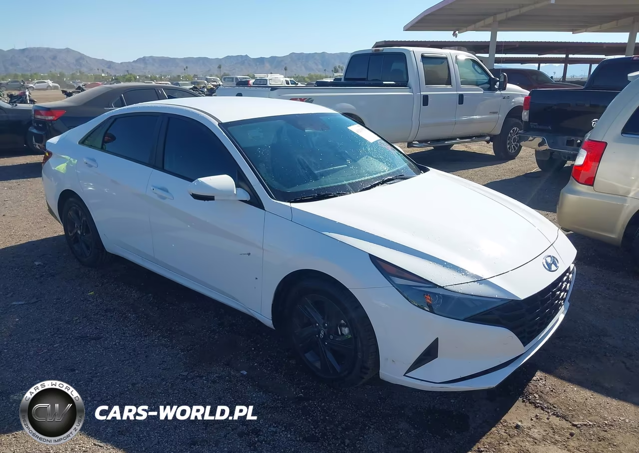 2021 Hyundai Elantra Hybrid Blue