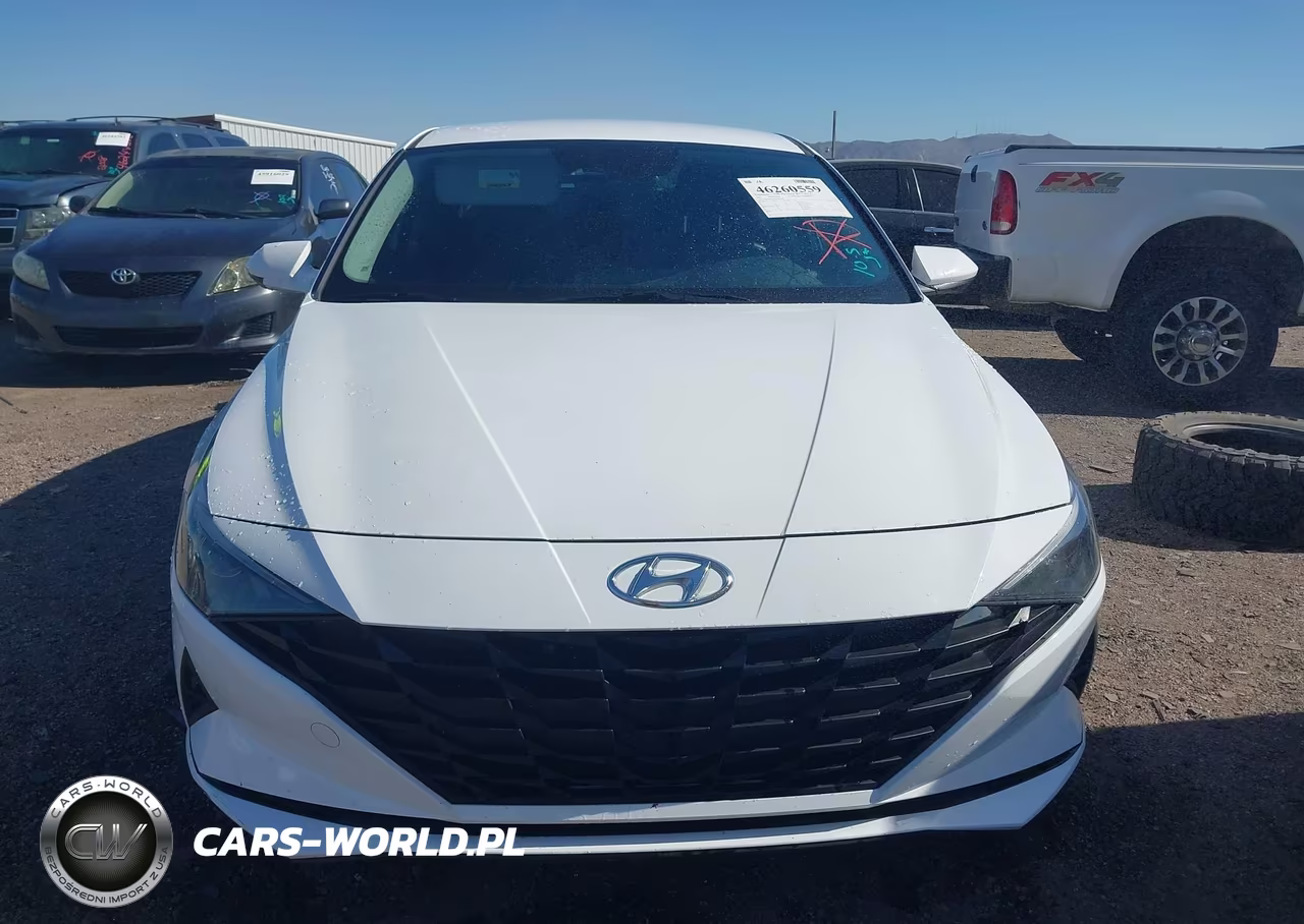 2021 Hyundai Elantra Hybrid Blue VIN:KMHLM4AJXMU007919 - 12