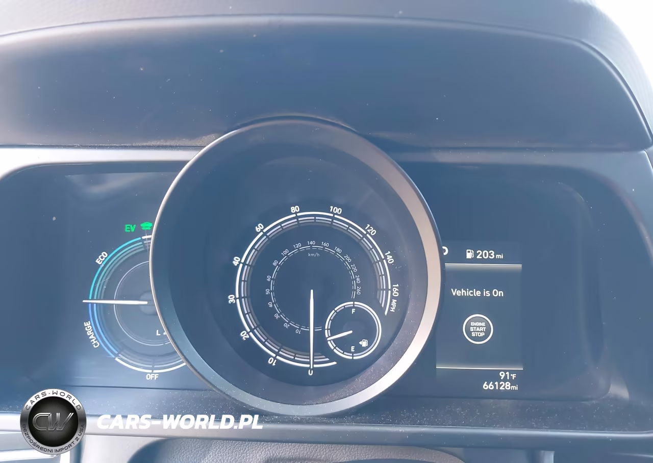 2021 Hyundai Elantra Hybrid Blue VIN:KMHLM4AJXMU007919 - 7
