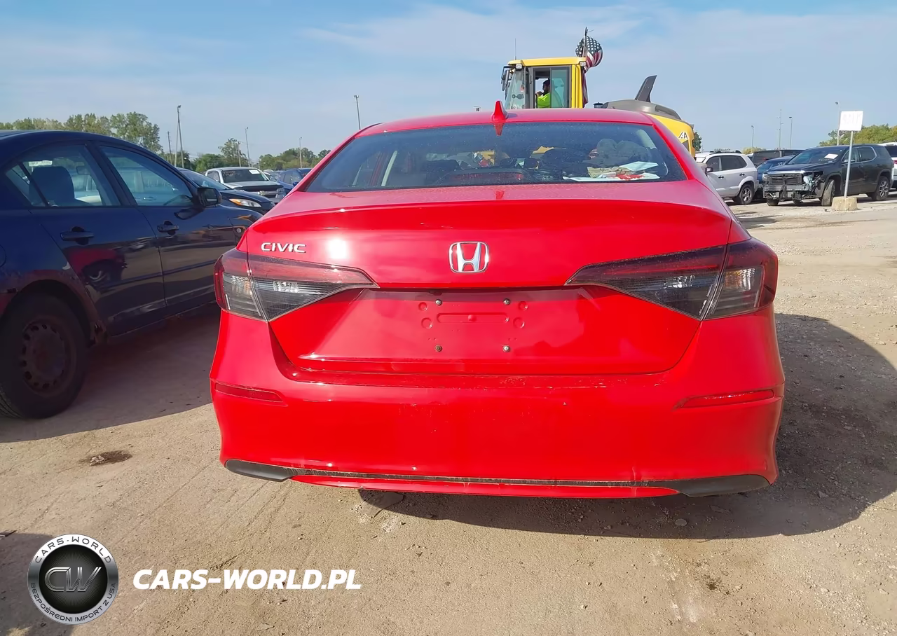 2026 Honda Civic Lx VIN:2HGFE2F24TH506268 - 17