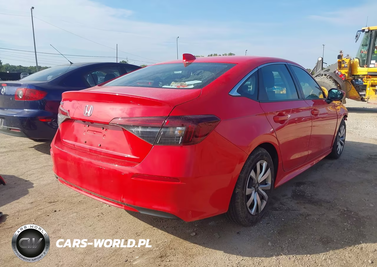 2026 Honda Civic Lx VIN:2HGFE2F24TH506268 - 4