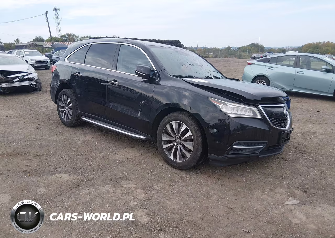 2016 Acura Mdx Technology Acurawatch Plus Packages-Technology Package