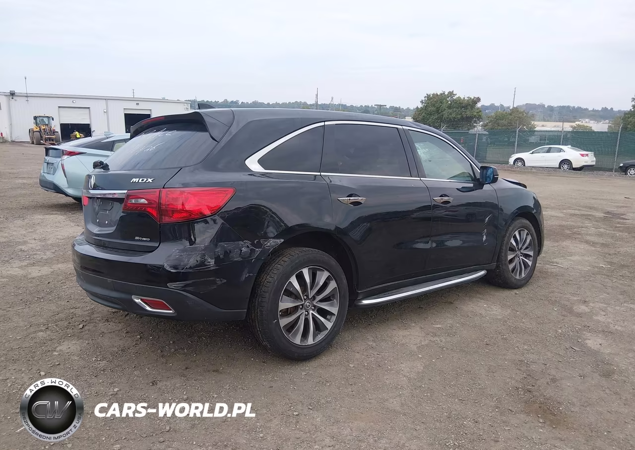 2016 Acura Mdx Technology Acurawatch Plus Packages-Technology Package VIN:5FRYD4H42GB043416 - 4