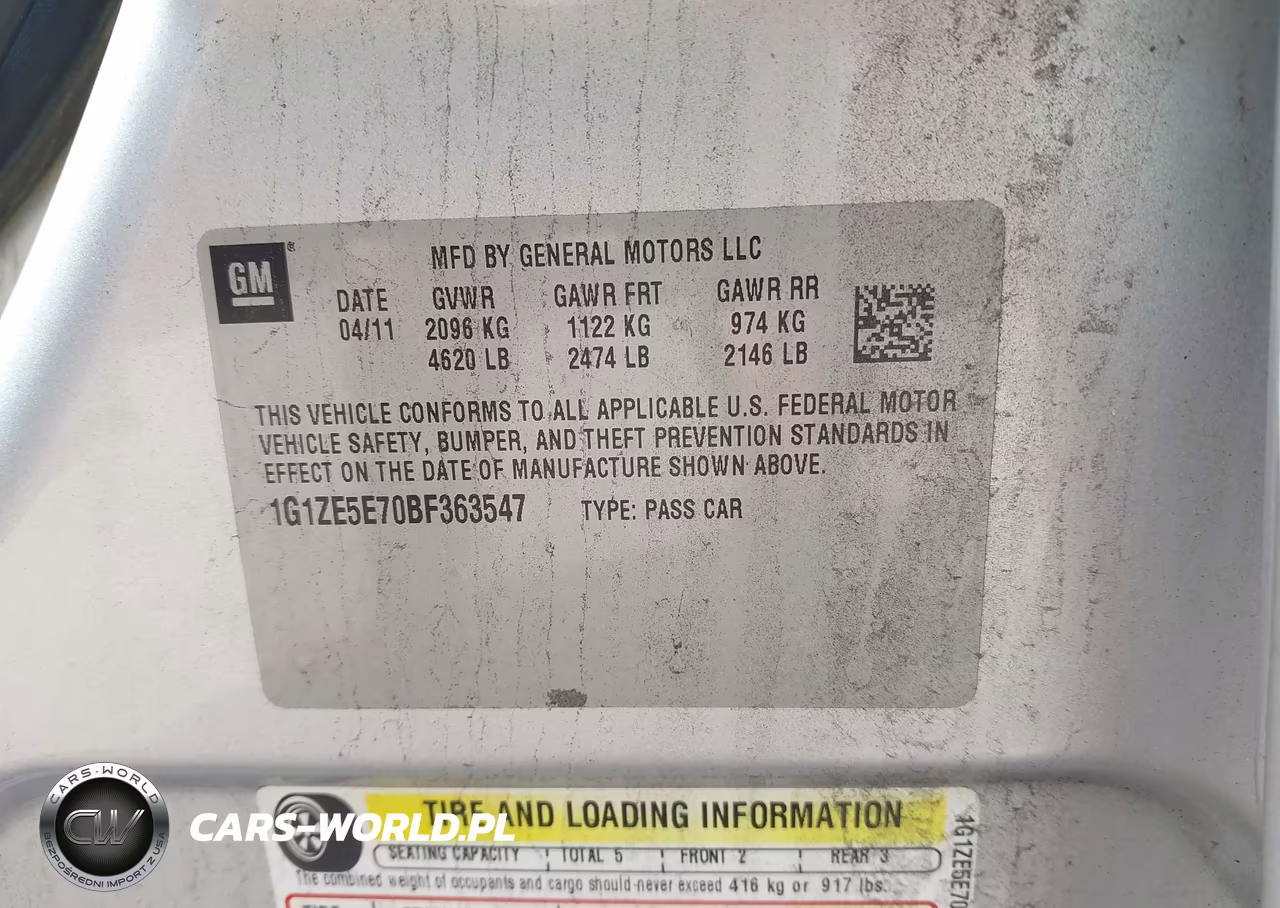2011 Chevrolet Malibu Ltz VIN:1G1ZE5E70BF363547 - 9