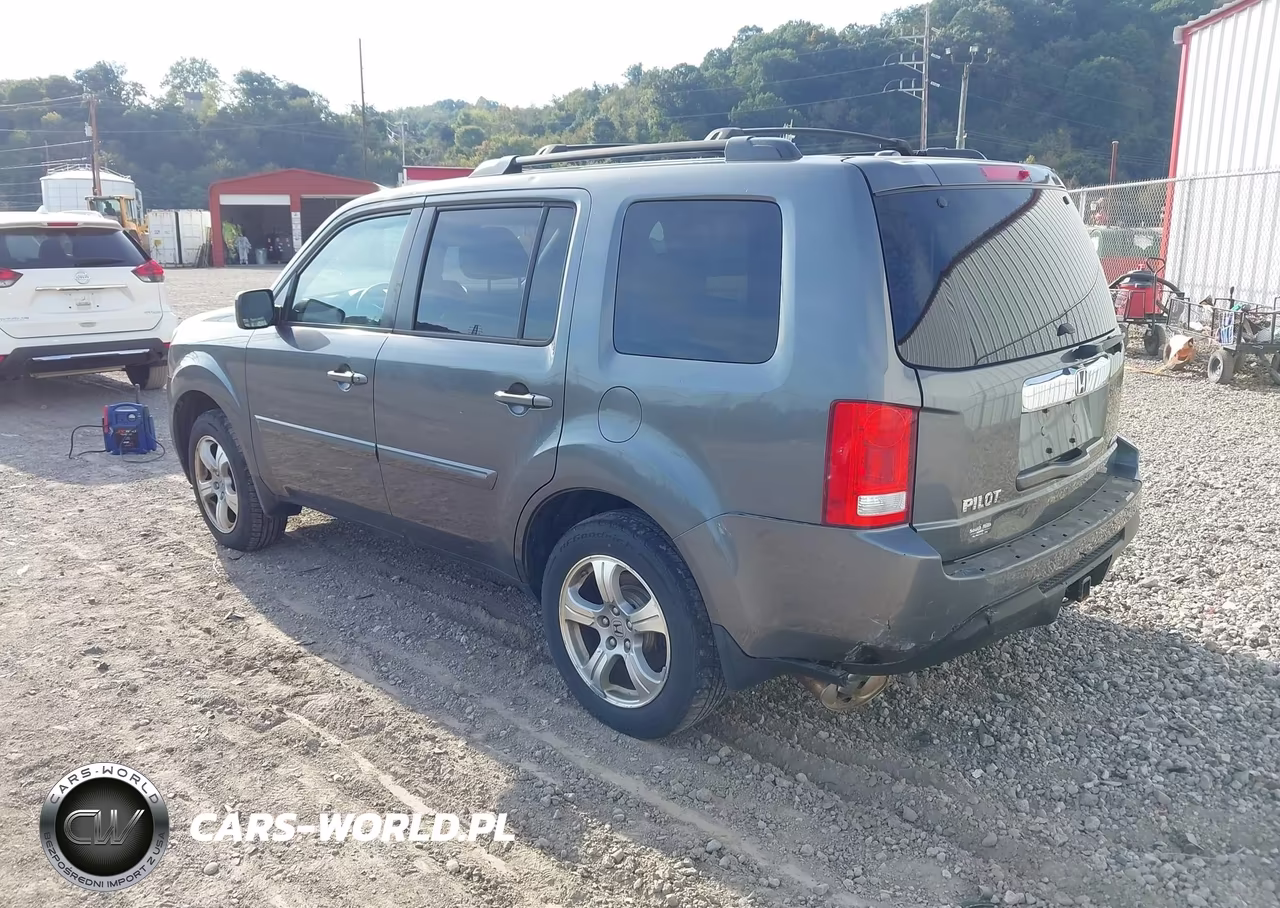 2012 Honda Pilot Ex-L VIN:5FNYF4H56CB056345 - 3