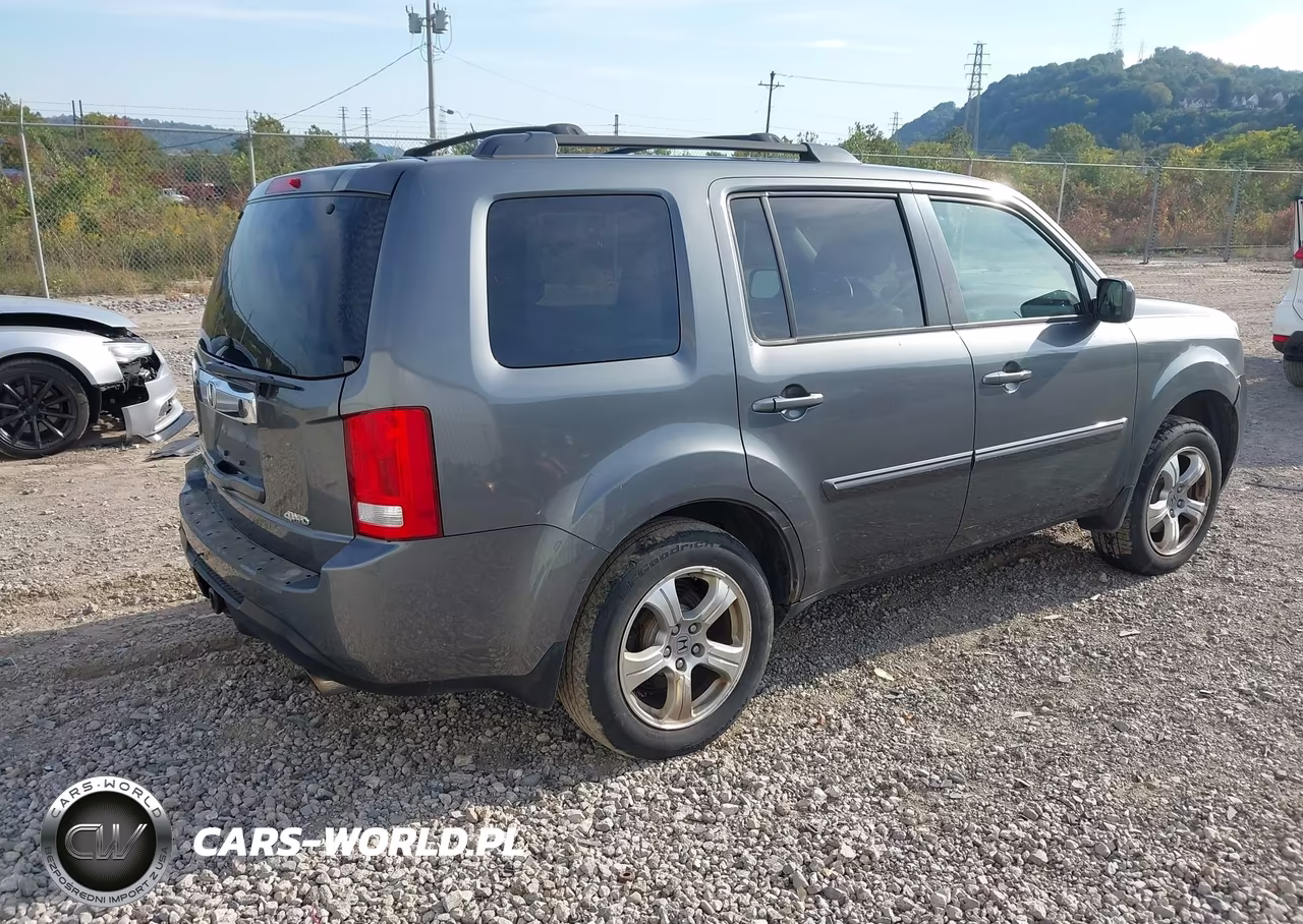 2012 Honda Pilot Ex-L VIN:5FNYF4H56CB056345 - 4