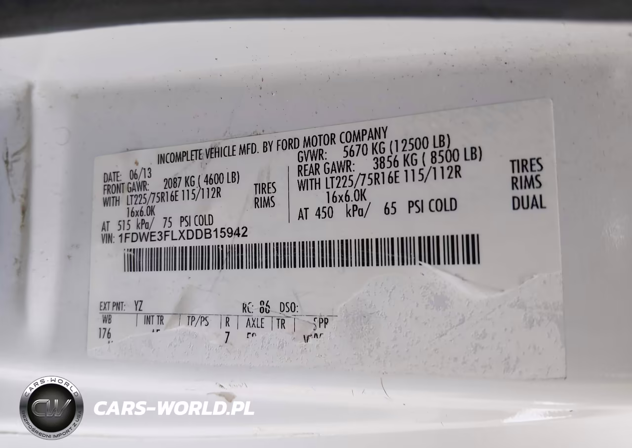 2013 Ford E-350 Cutaway VIN:1FDWE3FLXDDB15942 - 8