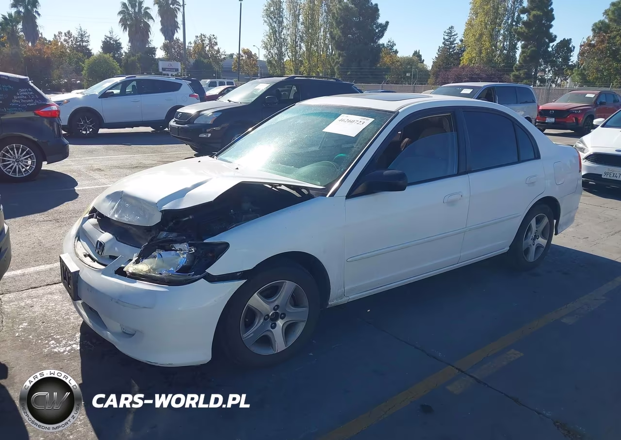 2004 Honda Civic Ex VIN:2HGES26734H528232 - 2