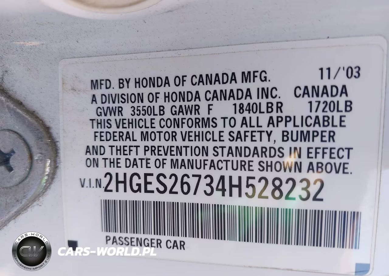 2004 Honda Civic Ex VIN:2HGES26734H528232 - 9