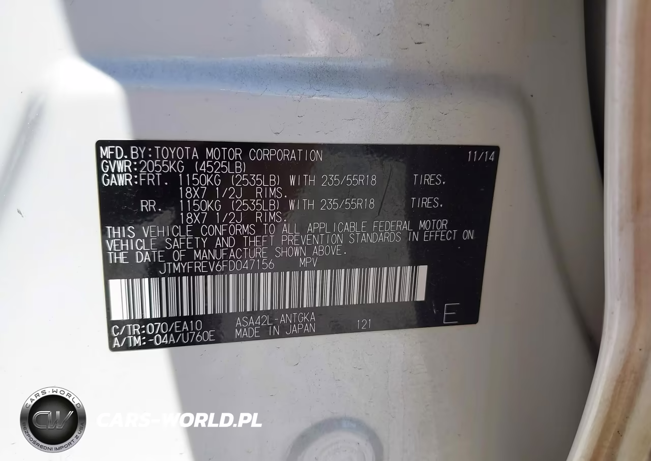 2015 Toyota Rav4 Limited VIN:JTMYFREV6FD047156 - 9