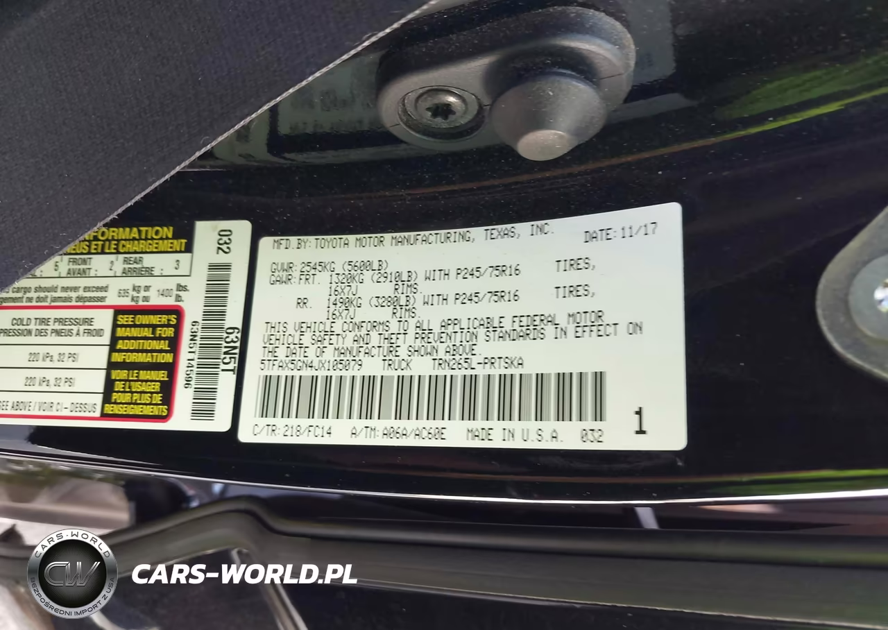 2018 Toyota Tacoma Sr5 VIN:5TFAX5GN4JX105079 - 9