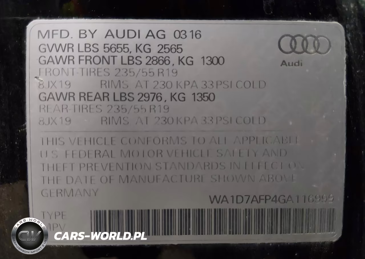 2016 Audi Q5 3.0T Premium Plus VIN:WA1D7AFP4GA116999 - 9