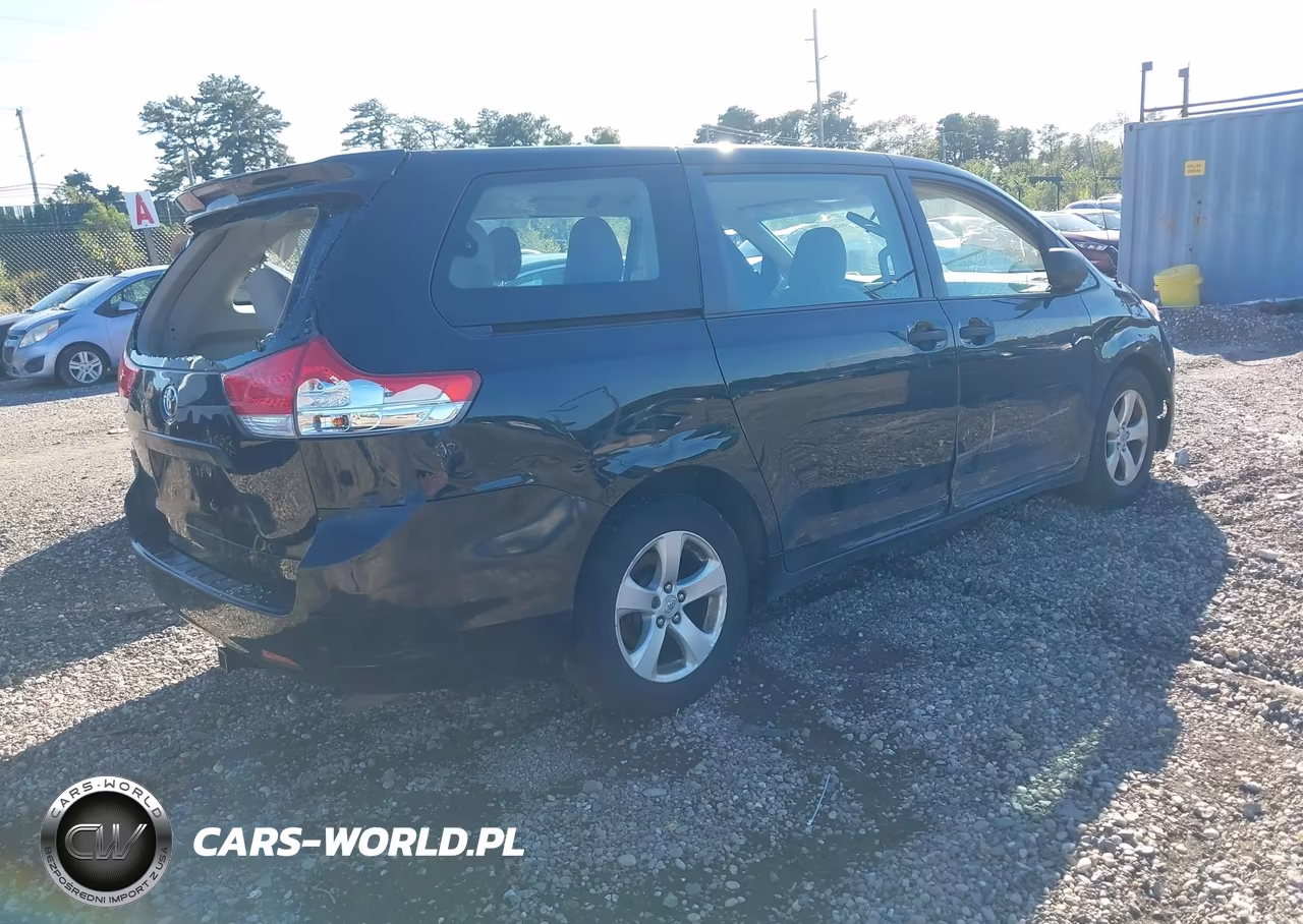 2013 Toyota Sienna L V6 7 Passenger VIN:5TDZK3DC0DS280285 - 4