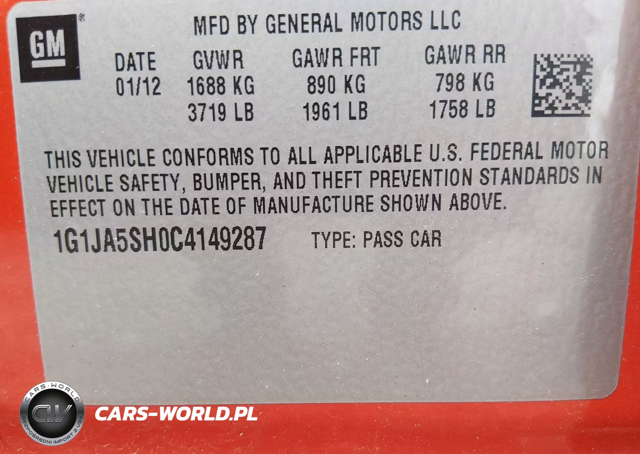 2012 Chevrolet Sonic 2Ls VIN:1G1JA5SH0C4149287 - 9