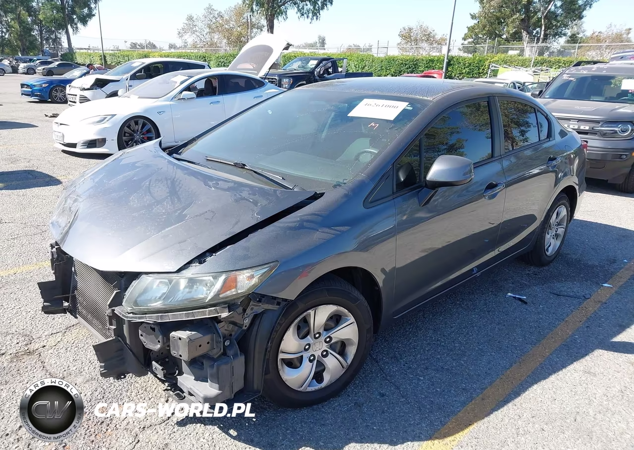 2013 Honda Civic Lx VIN:2HGFB2F50DH575902 - 2