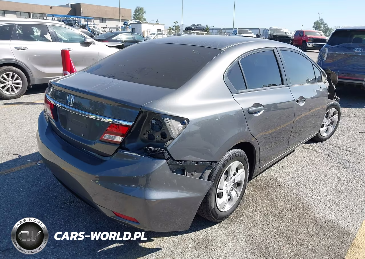 2013 Honda Civic Lx VIN:2HGFB2F50DH575902 - 4