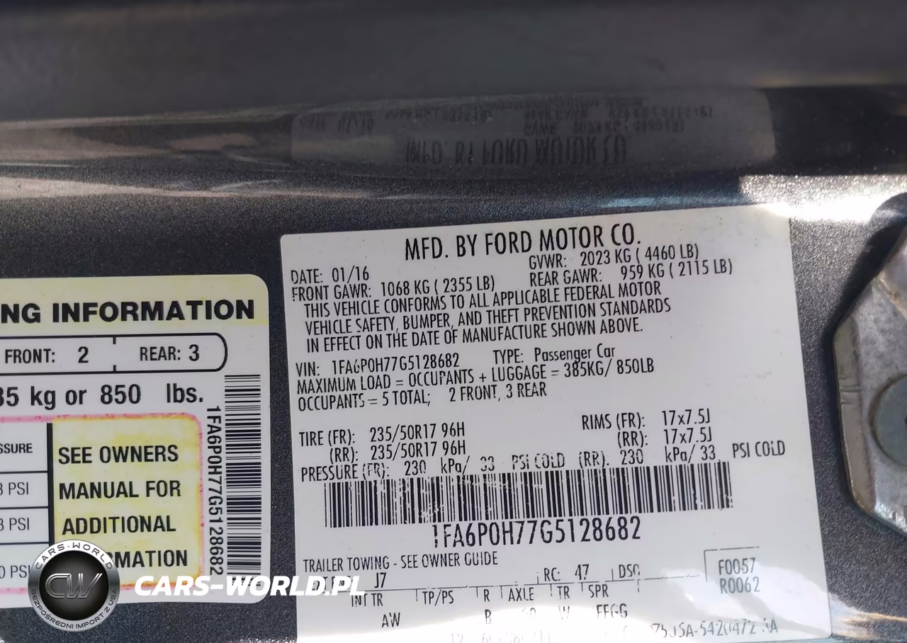 2016 Ford Fusion Se VIN:1FA6P0H77G5128682 - 9